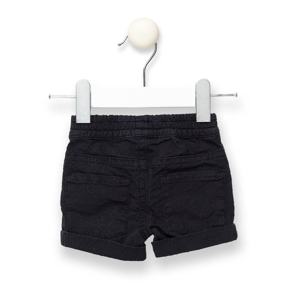 Short menina Multi-Ursos de jacquard Azul Marinho