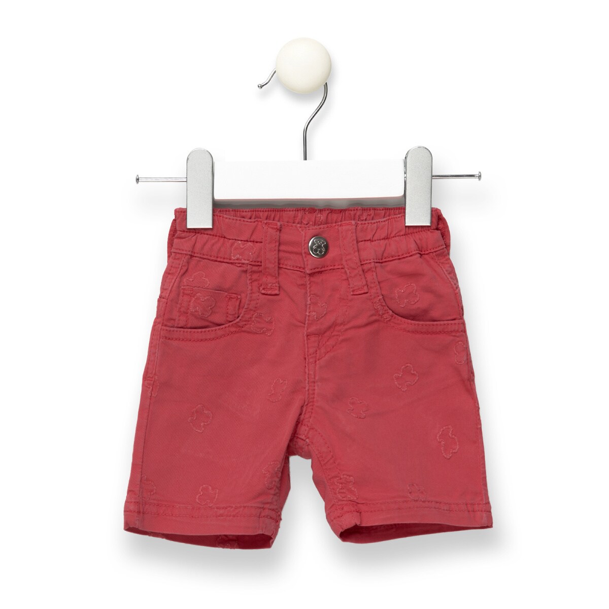 Calções Menino Multi-Ursos Bordados Coral