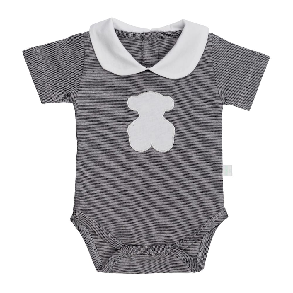Body cuello beb&eacute; Rise Gris