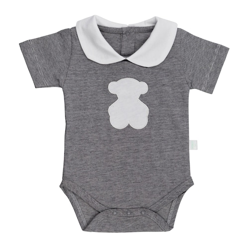 Body cuello beb&eacute; Rise Gris