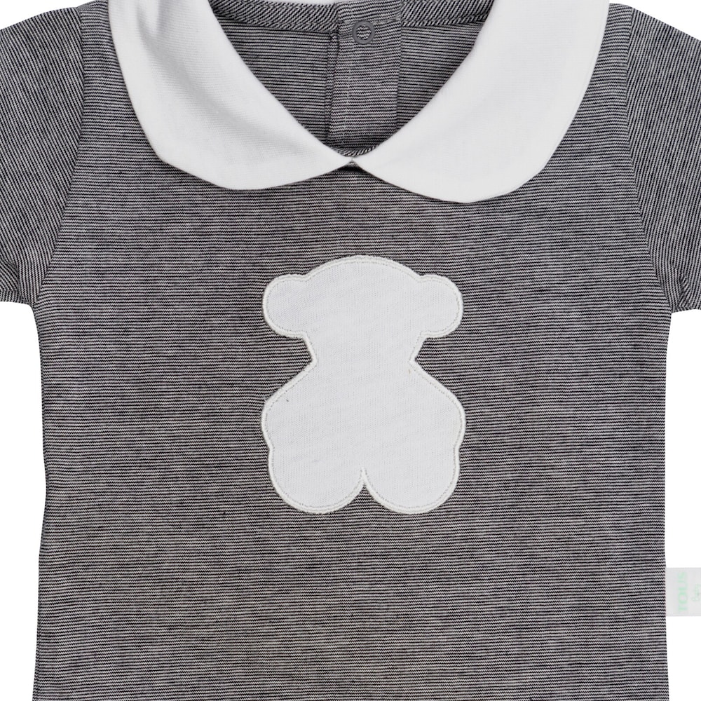 Body cuello beb&eacute; Rise Gris
