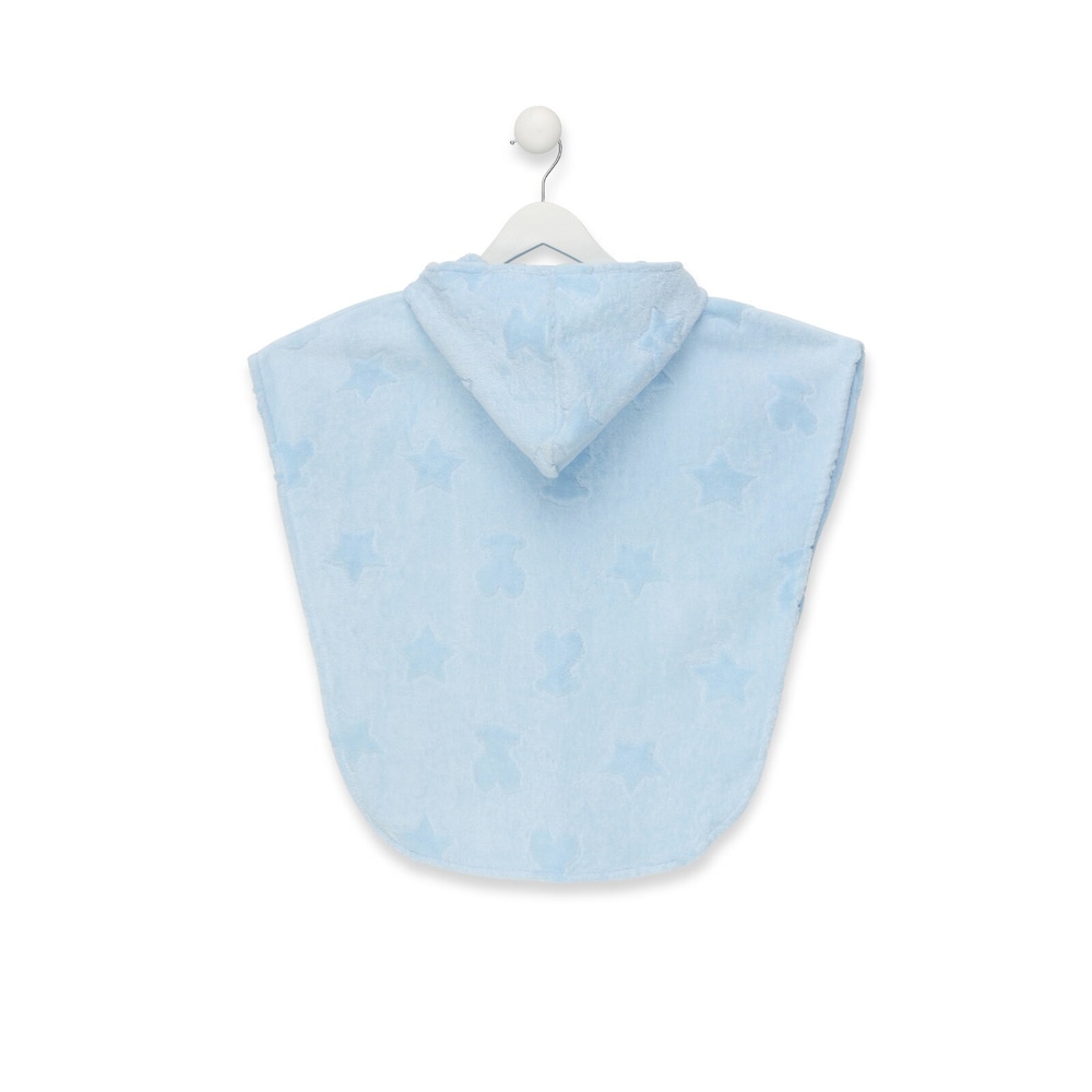 Poncho frotte Rus MS w kolorze błękitnym