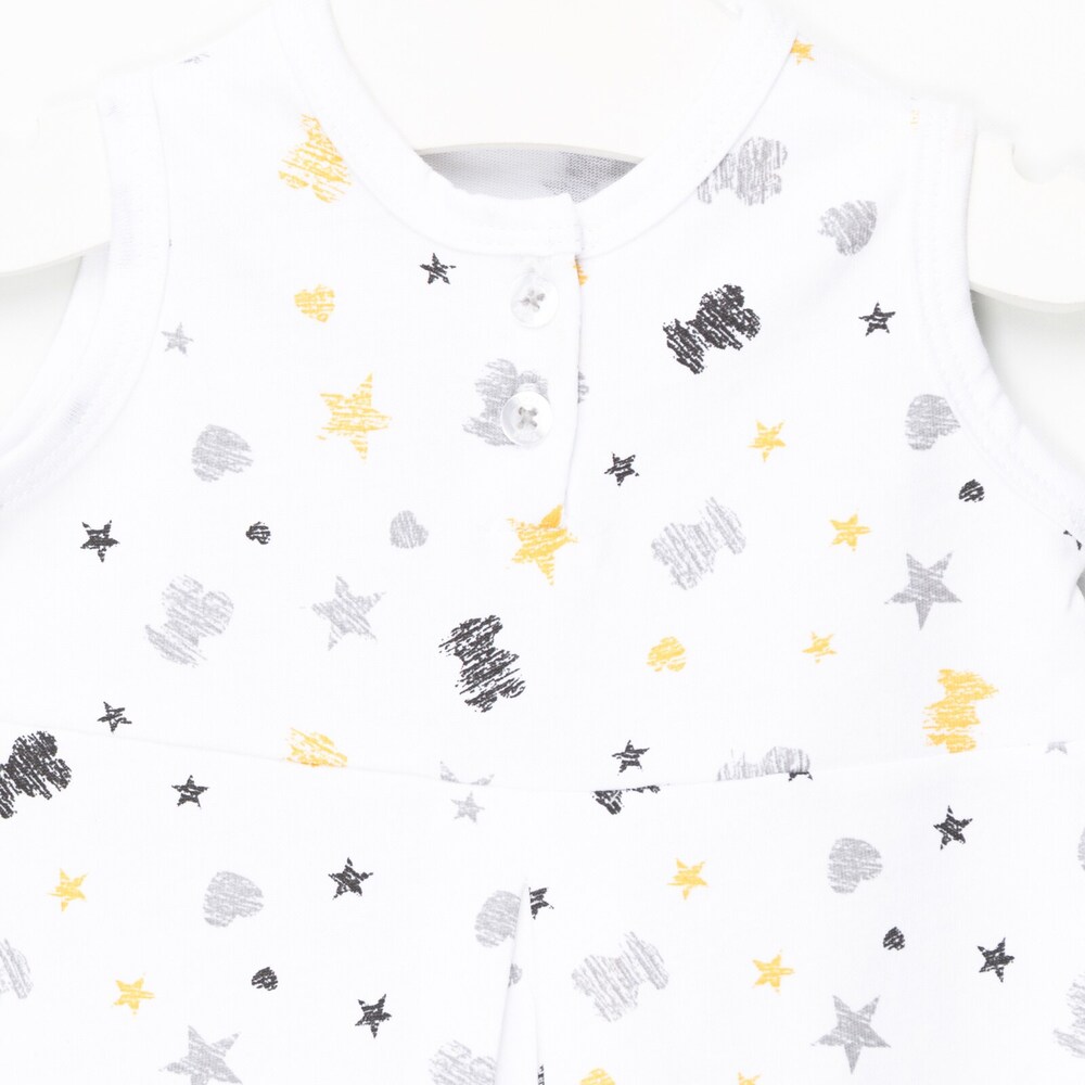 Pijama d'una pe&ccedil;a curt Stroke Gris