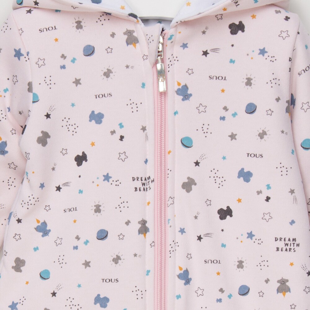 Buzo acolchado con capucha Mission Rosa