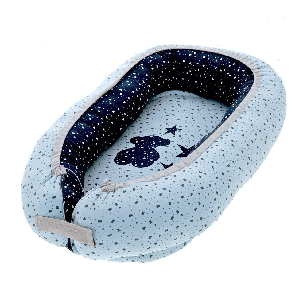 Ber&ccedil;o Ninho Smile Azul celeste