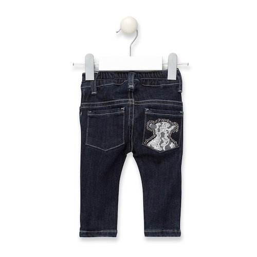 Jeans skinny de menina Pant Denim Escuros