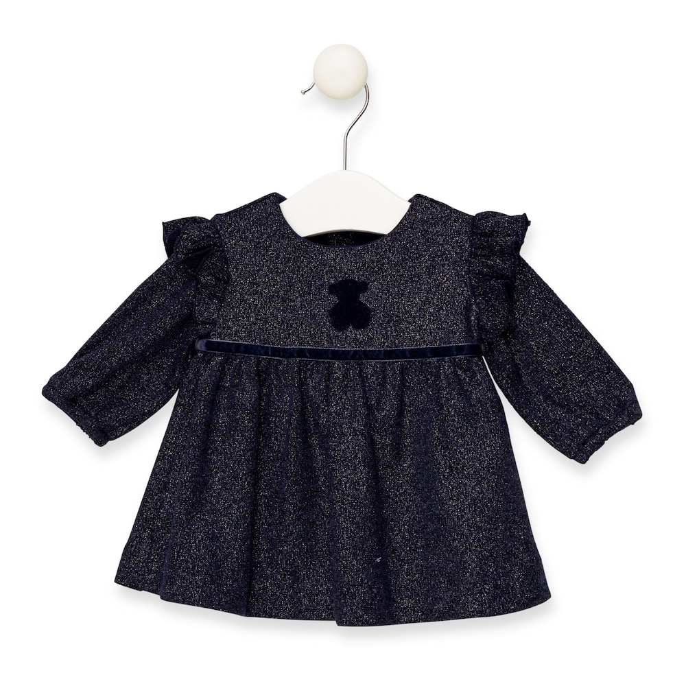 Vestido M/L Be Navy Azul Marinho