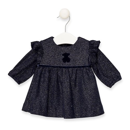 Vestido M/L Be Navy Azul Marinho