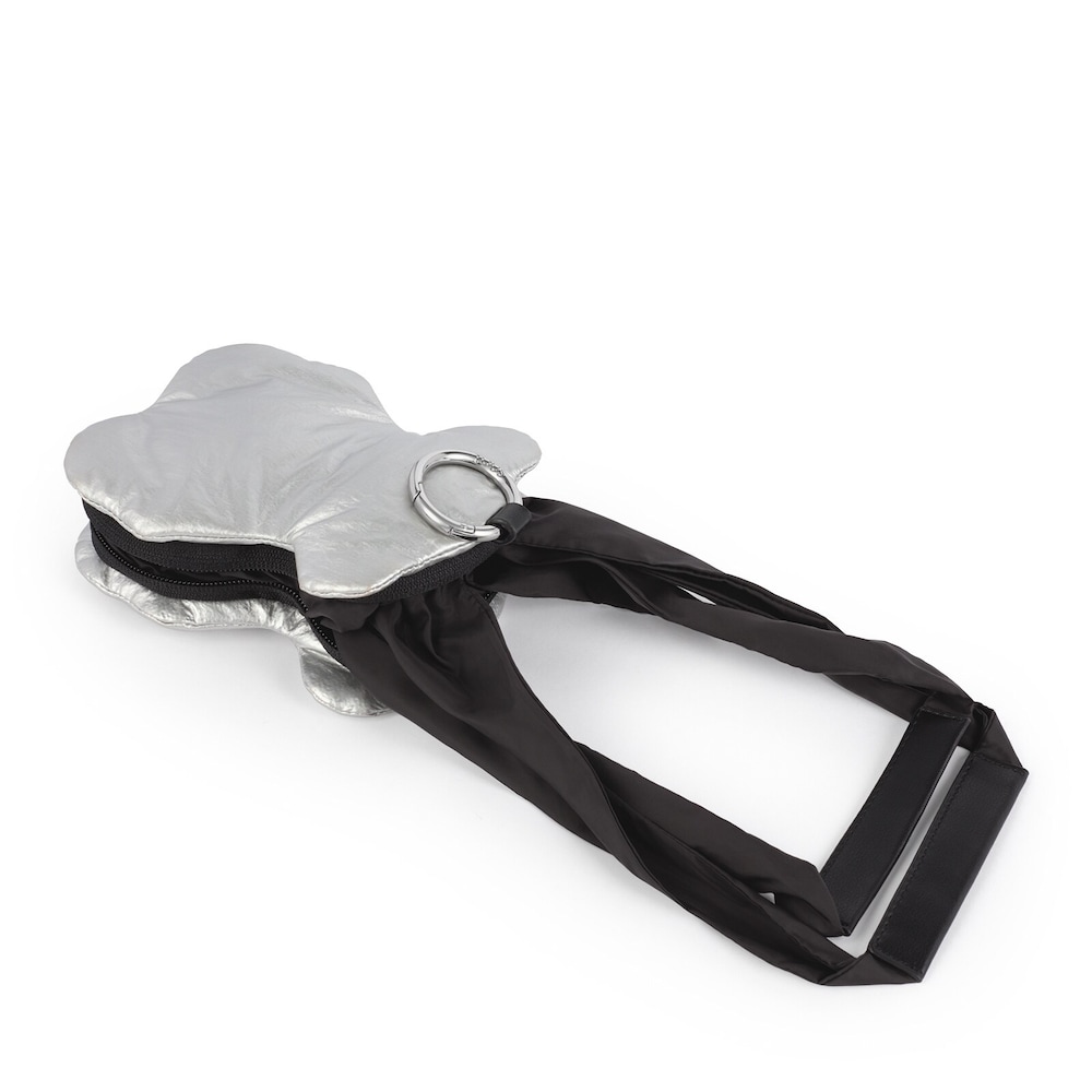 Foldable Black-Silver Bear Salsi Shopping Bag image number 2