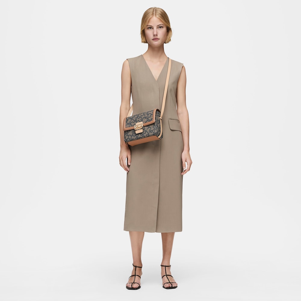 Medium Multi Black Kaos Icon Shoulder Bag