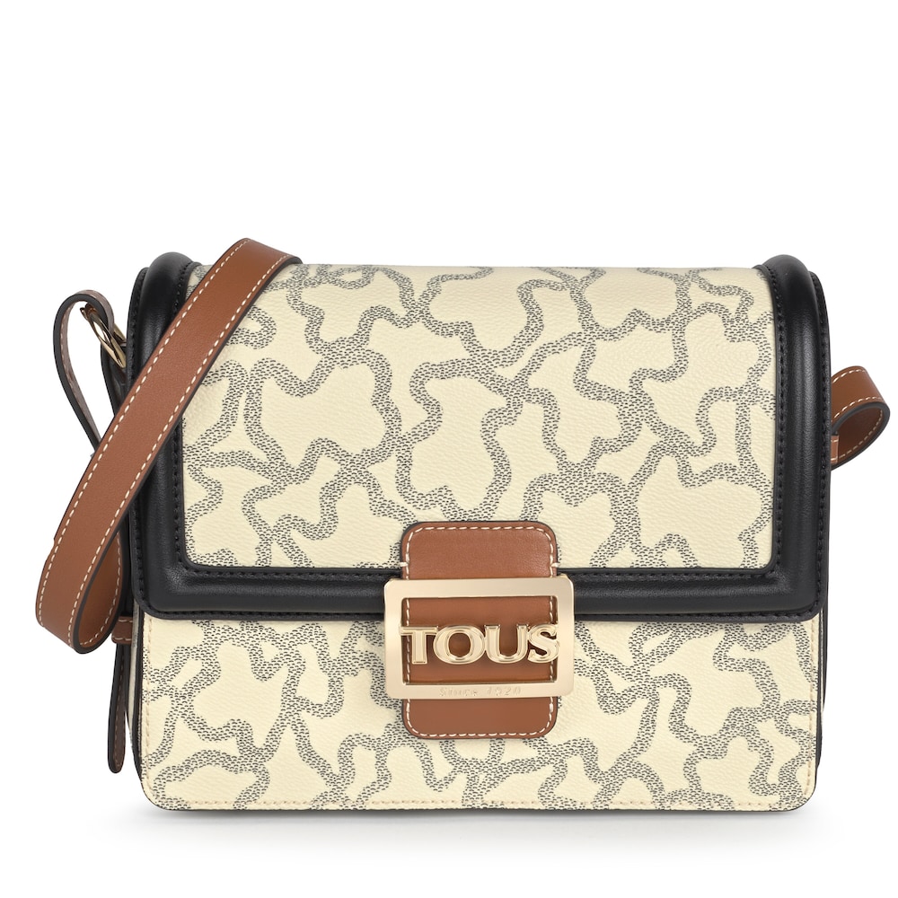 Medium Kaos Icon Multi Beige - Black Shoulder Bag