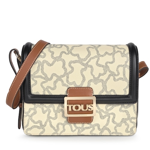 Bandolera Mediana Kaos Icon Multi Beige - Negro image number 0