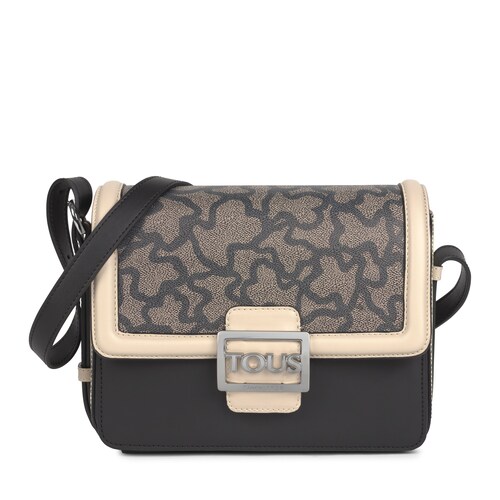 Medium black and white Kaos Icon Crossbody bag image number 0