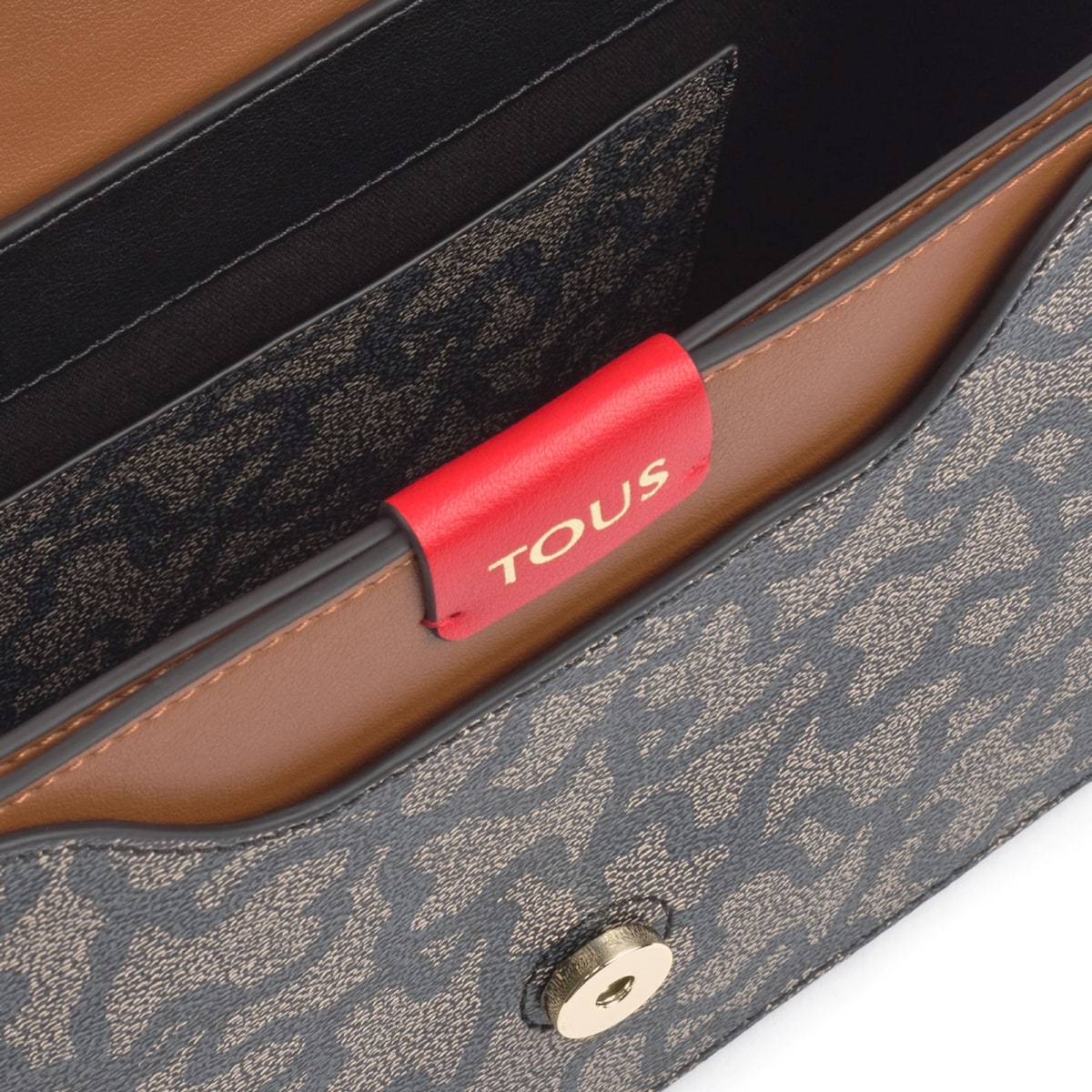 Medium Kaos Icon Multi Beige - Red Shoulder Bag