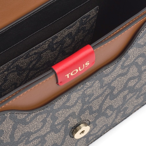 Medium Kaos Icon Multi Beige - Red Shoulder Bag
