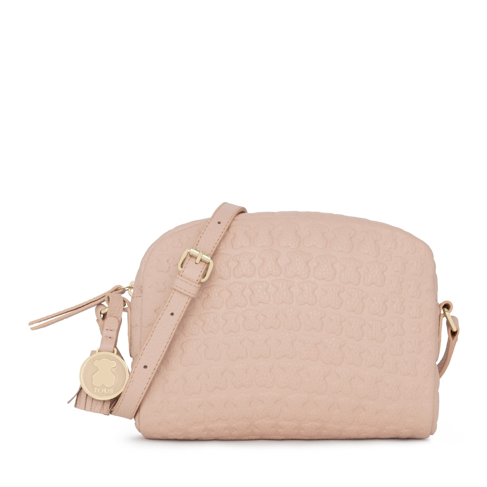 Bandolera de piel rosa Sherton