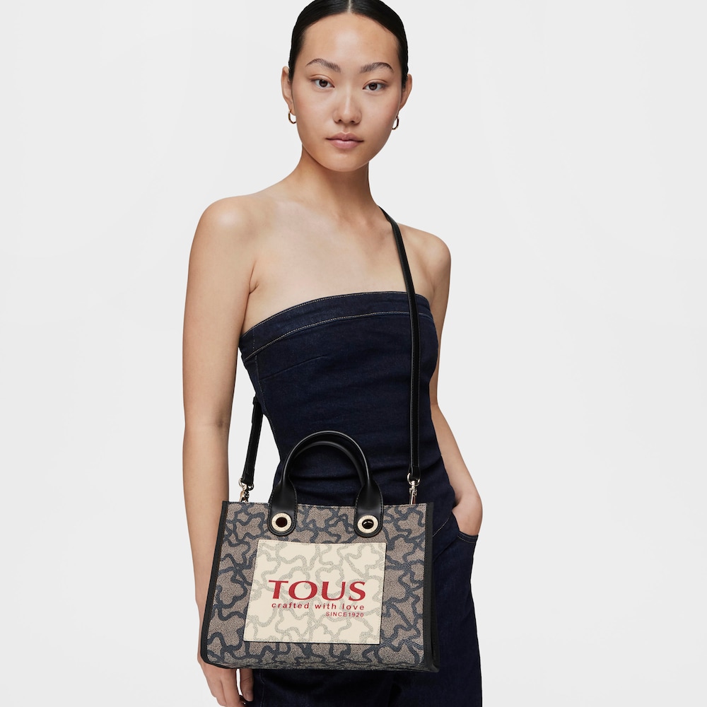 Shopping mediano Amaya Kaos Icon multi negro image number 3