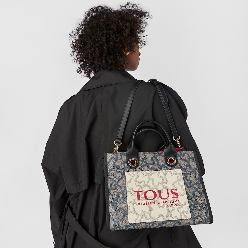 Shopping mediano Amaya Kaos Icon multi negro image number 5