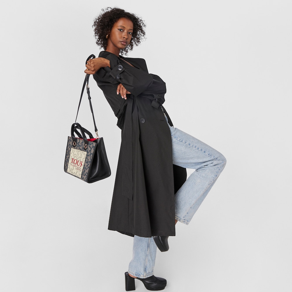 Shopping mediano Amaya Kaos Icon multi negro image number 6