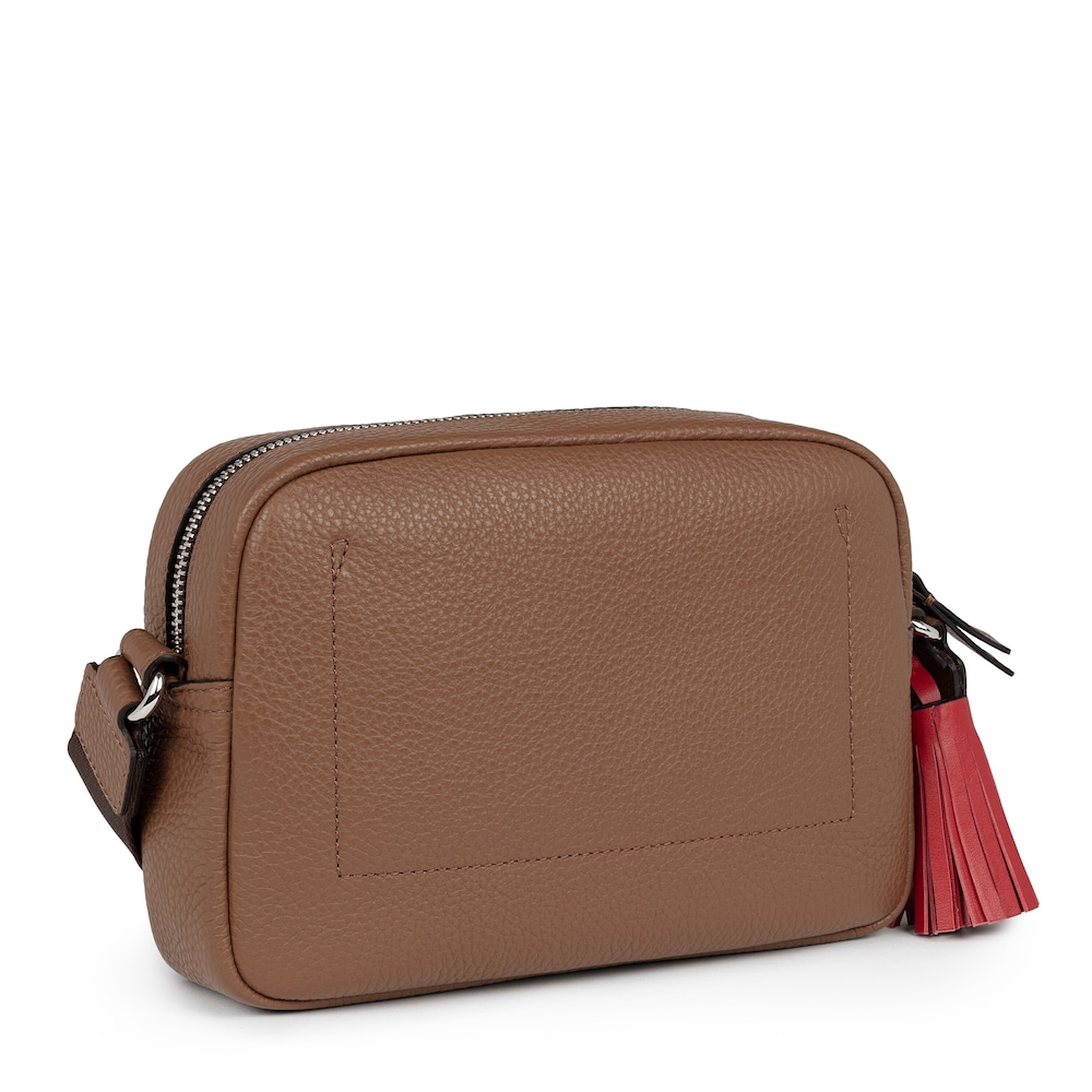 Small brown Leather Leissa Crossbody bag