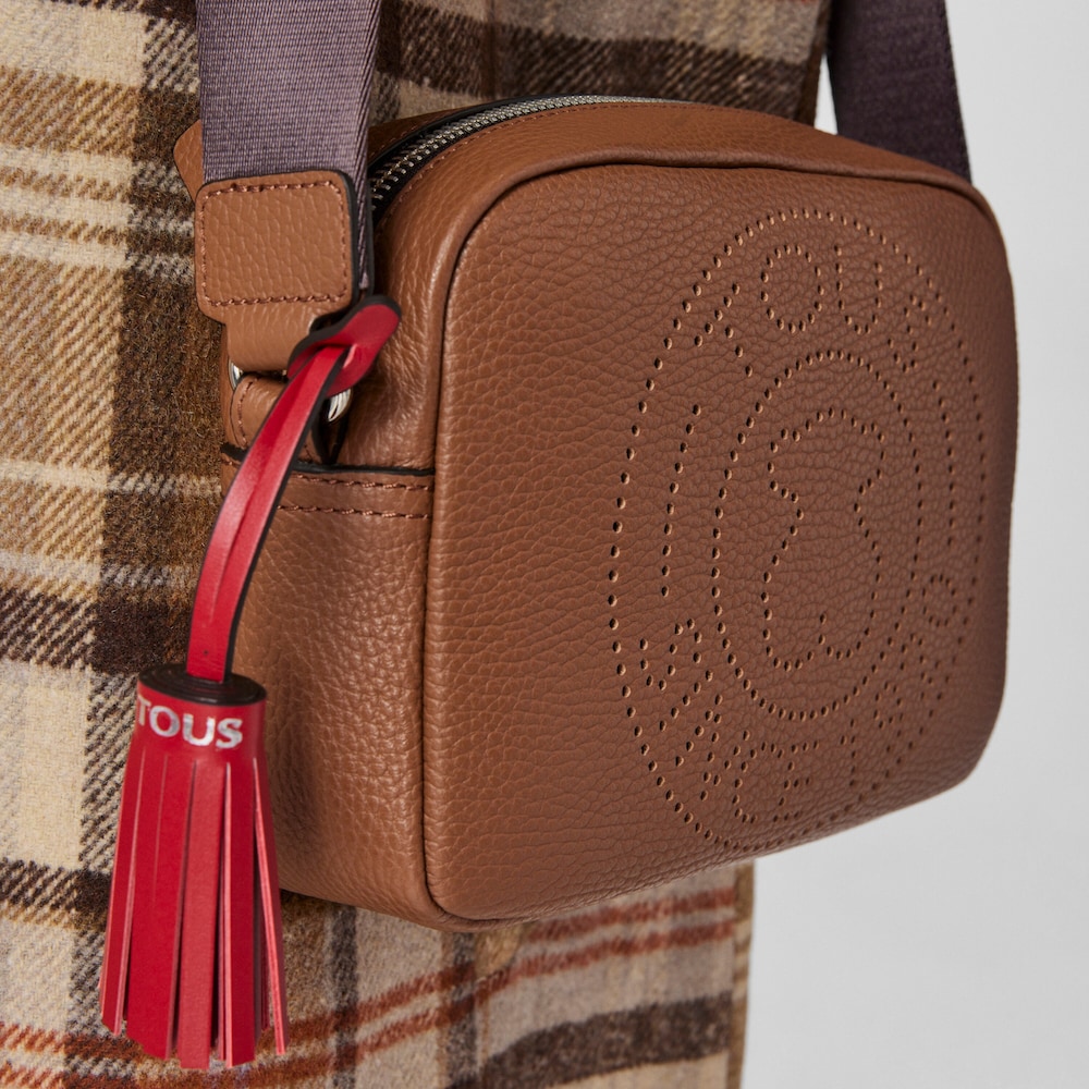 Small brown Leather Leissa Crossbody bag image number 3