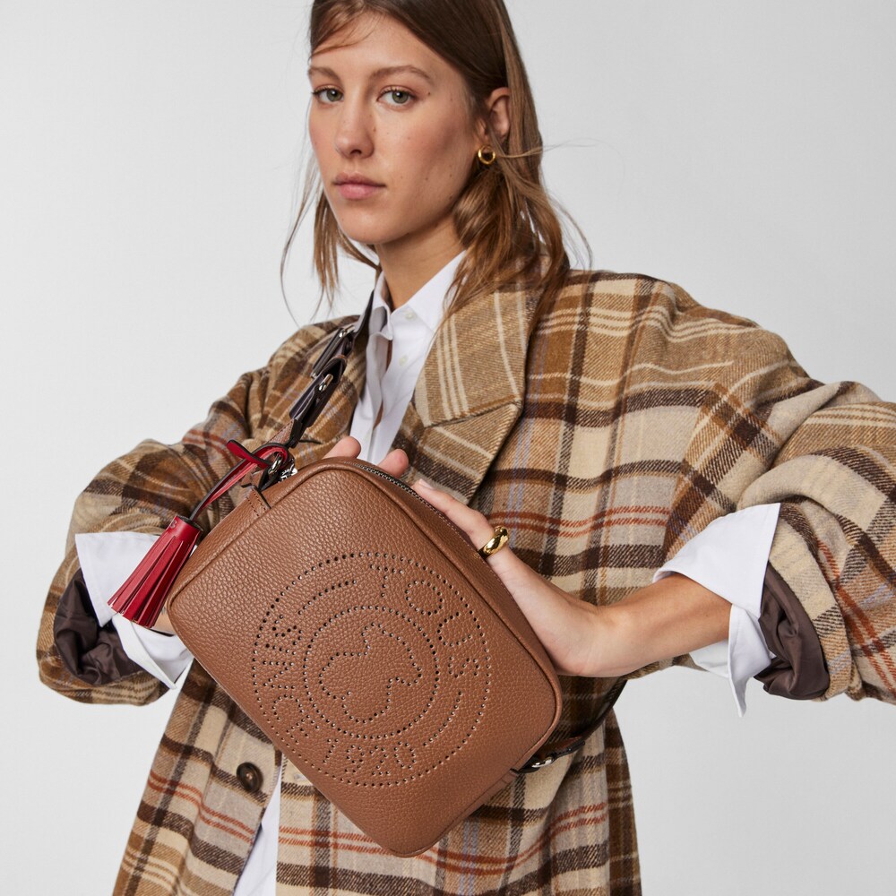 Small brown Leather Leissa Crossbody bag image number 6