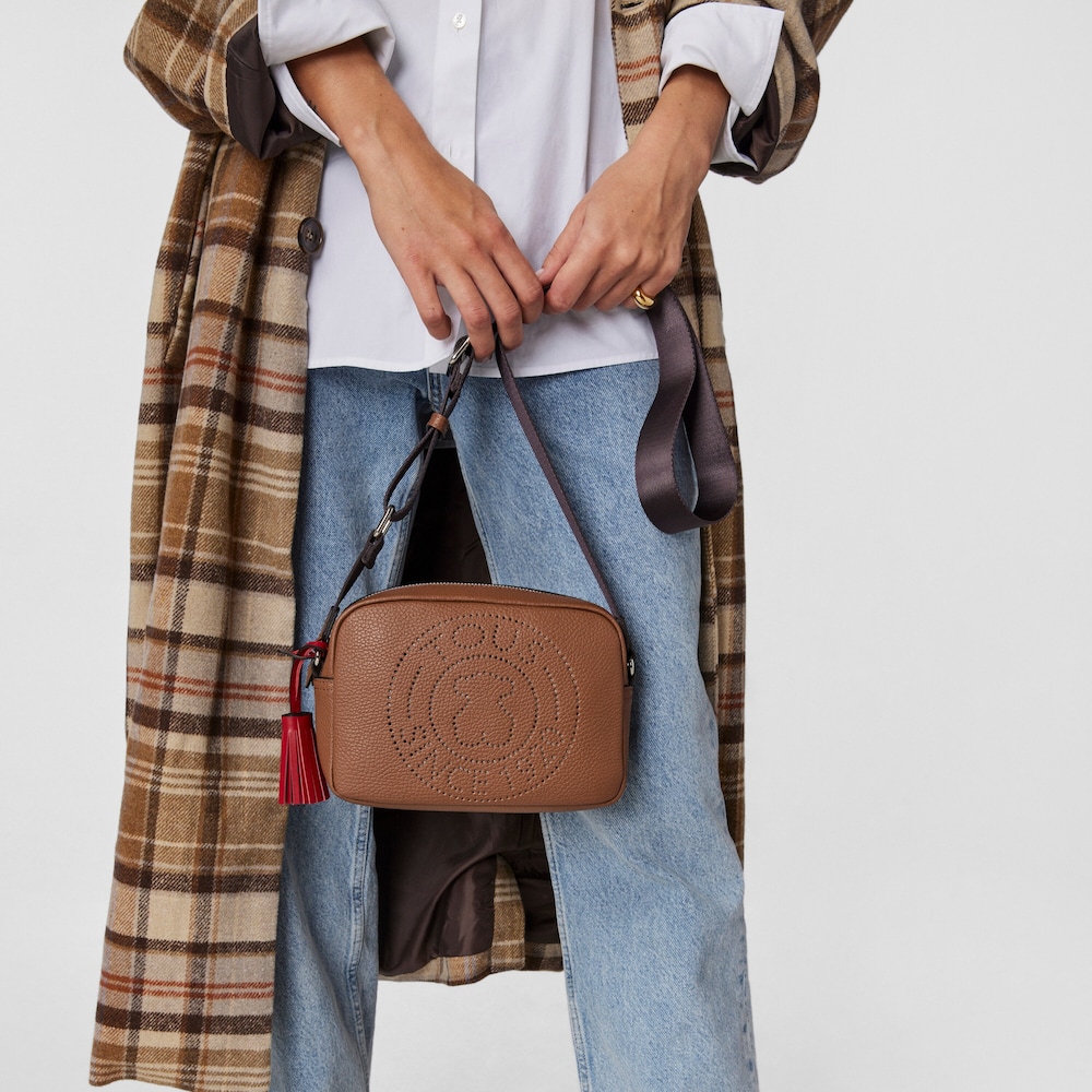 Small brown Leather Leissa Crossbody bag image number 7