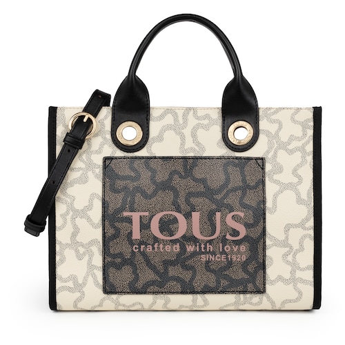 Shopping mediano Amaya Kaos Icon multi beige