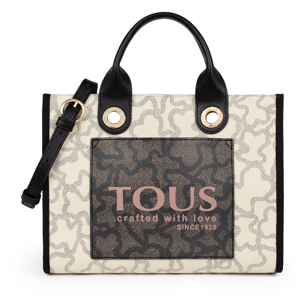 Shopping mediano Amaya Kaos Icon multi beige image number 0