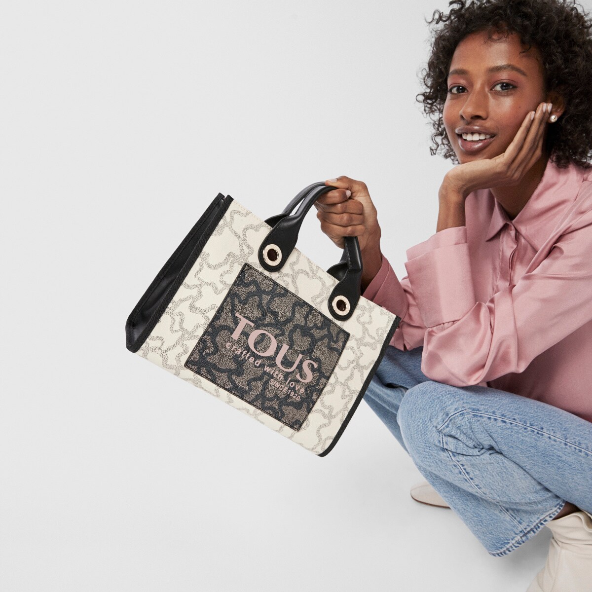 Medium multi-beige Amaya Kaos Icon Shopping bag