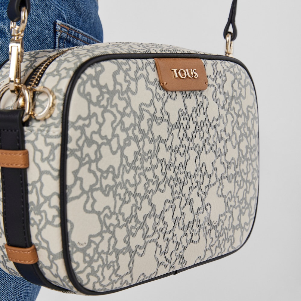 Beige and black Kaos Mini crossbody bag image number 6