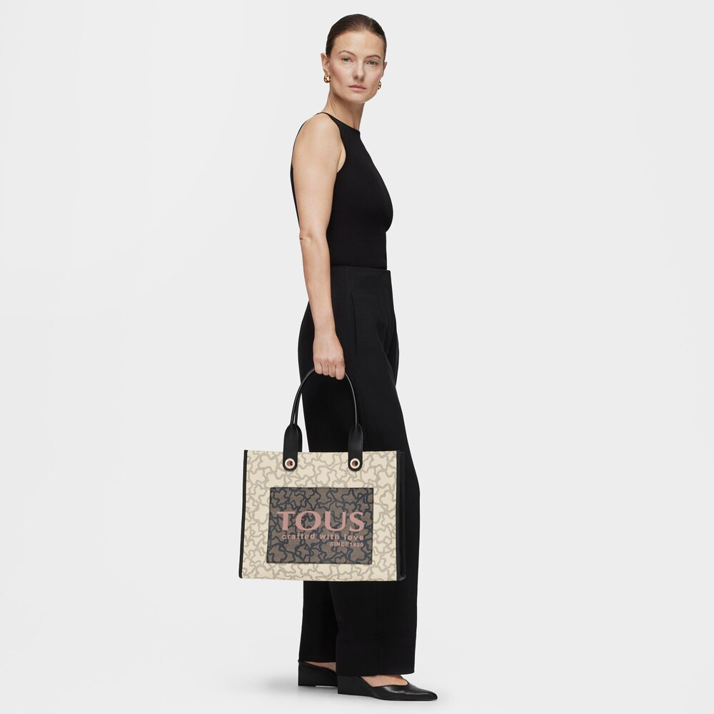 Shopping grande Amaya Kaos Icon multi beige