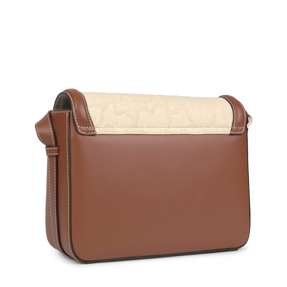 Medium beige and brown TOUS Icon Crossbody bag image number 1