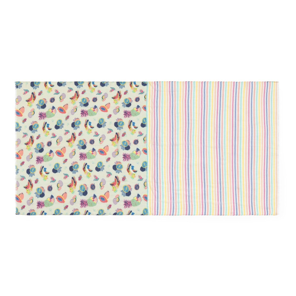 Foulard Pompom Bear Jacquard multicolor