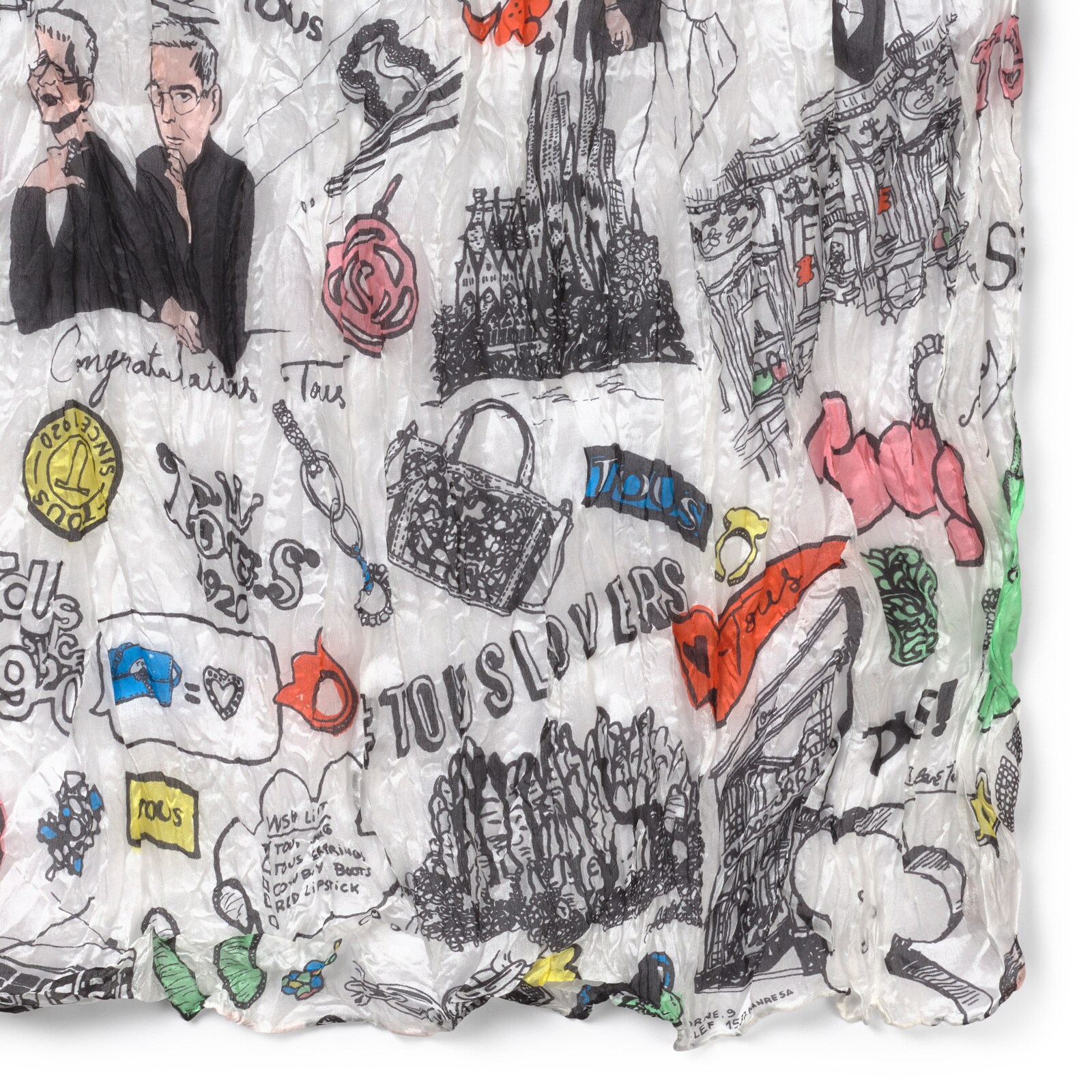 Tous Centenary plated multicolor Foulard
