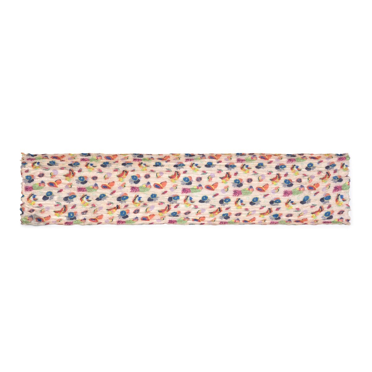 Foulard Frutas Plis Multicolor