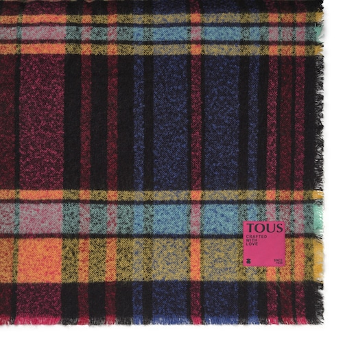 Ellen Tartan foulard multi color