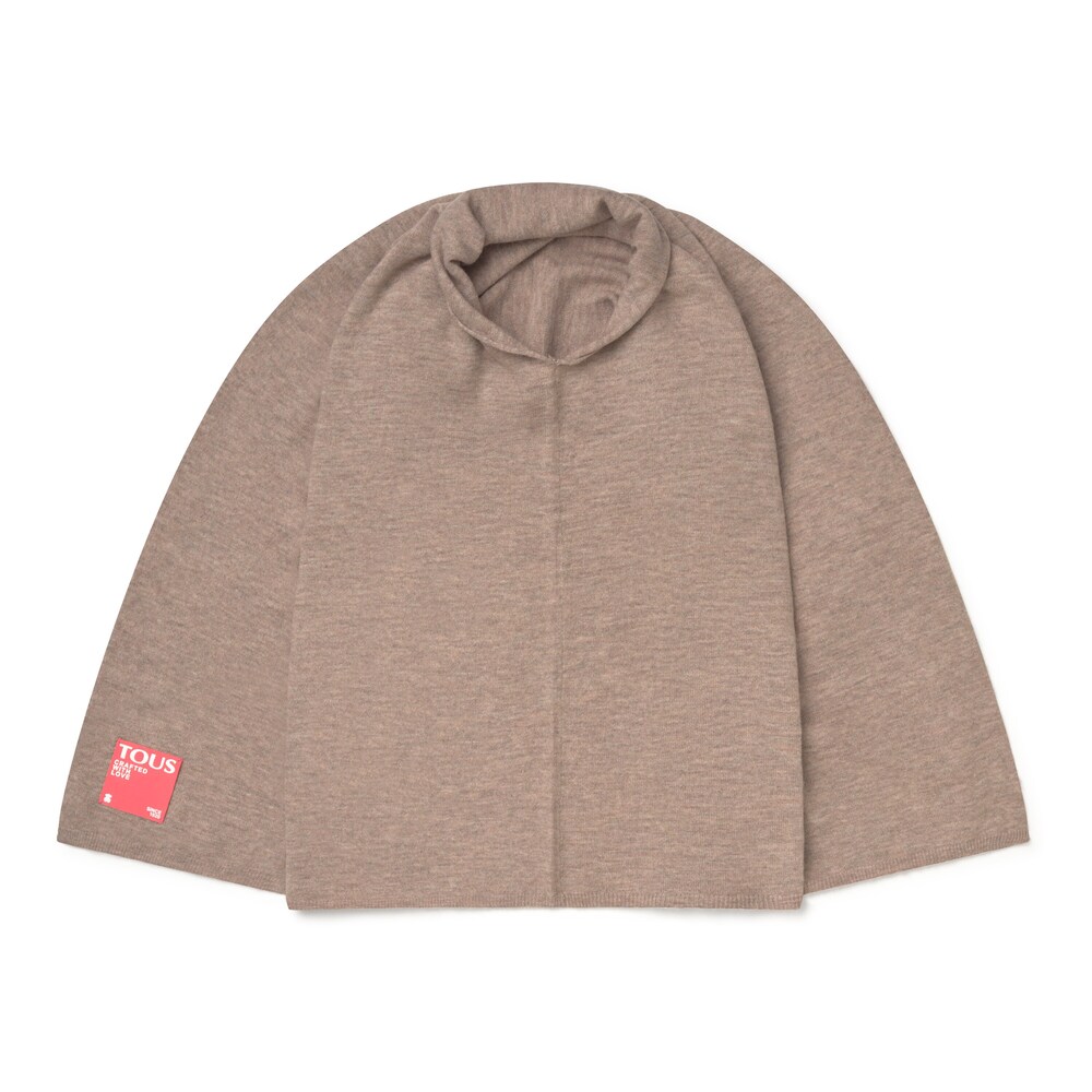 Poncho Cadie in beige