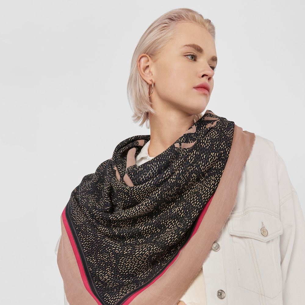 Pa&ntilde;uelo Kaos Icon negro y gris