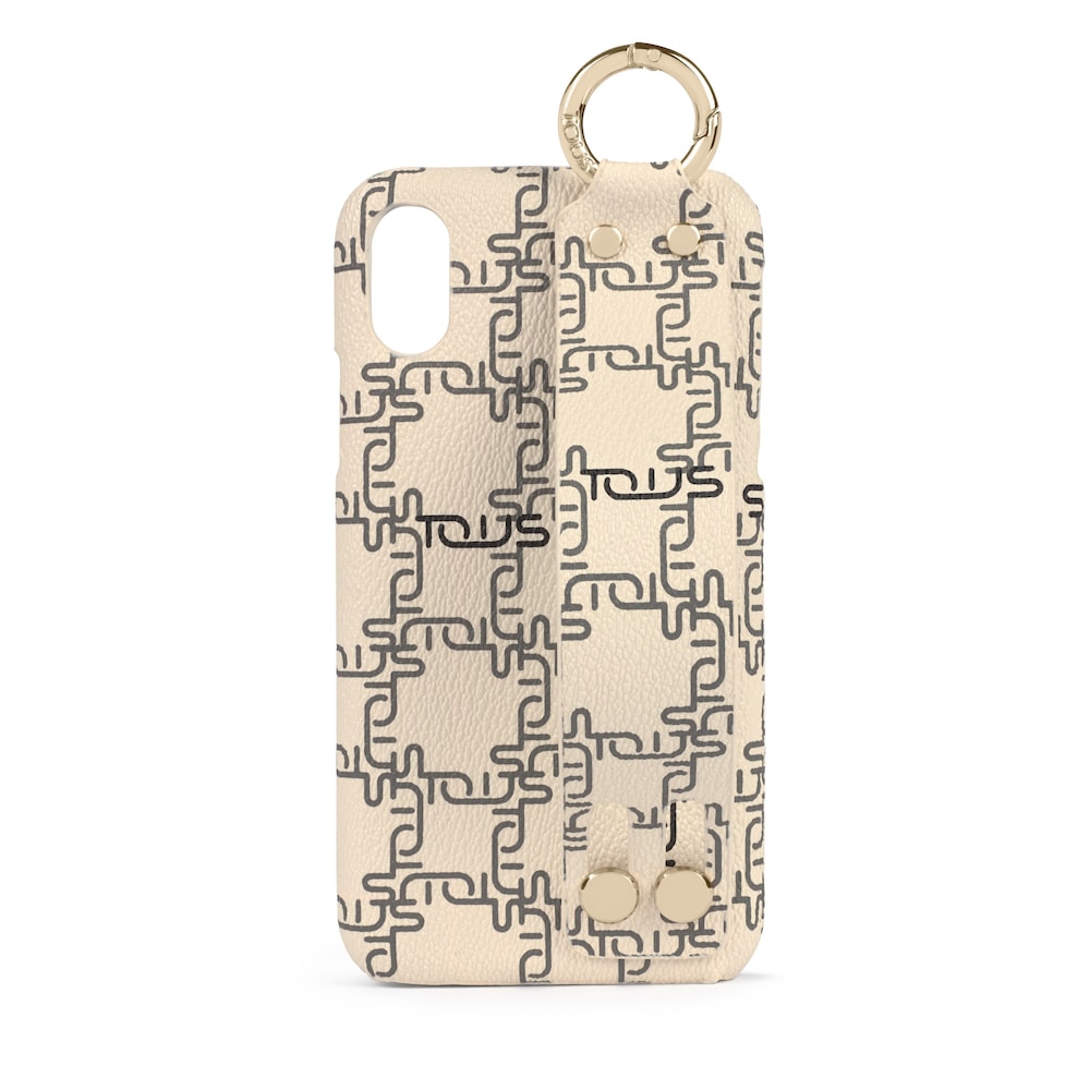 Funda de m&oacute;vil Delray iPhone X/XS Logogram beige