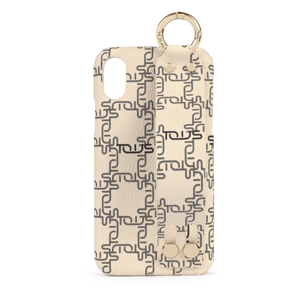 Funda del móvil Delray iPhone X/XS Logogram beige image number 0