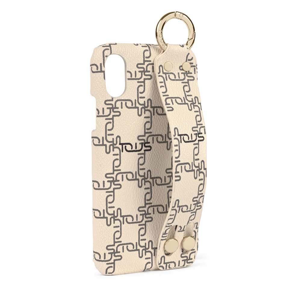 Funda de m&oacute;vil Delray iPhone X/XS Logogram beige