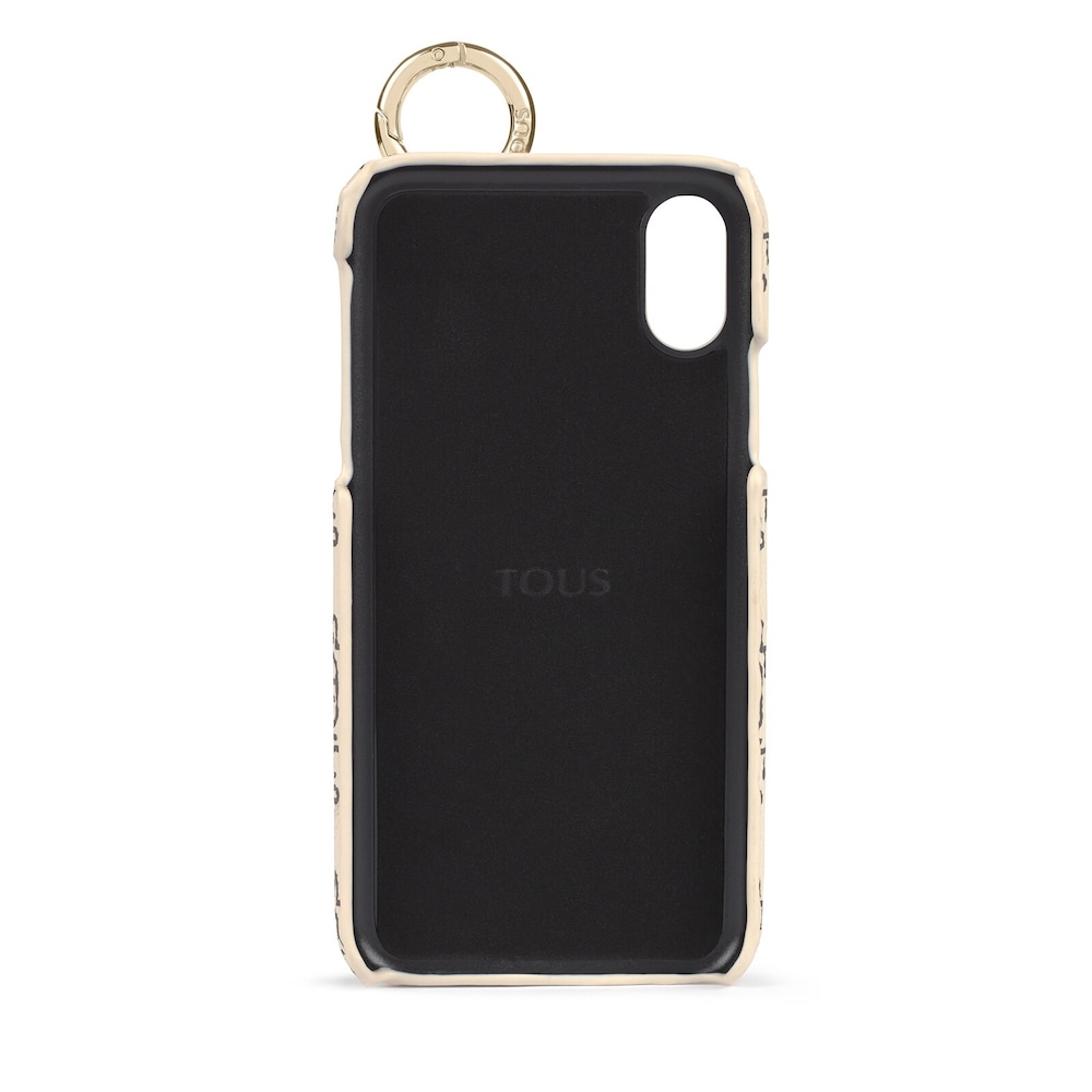 Funda de m&oacute;vil Delray iPhone X/XS Logogram beige