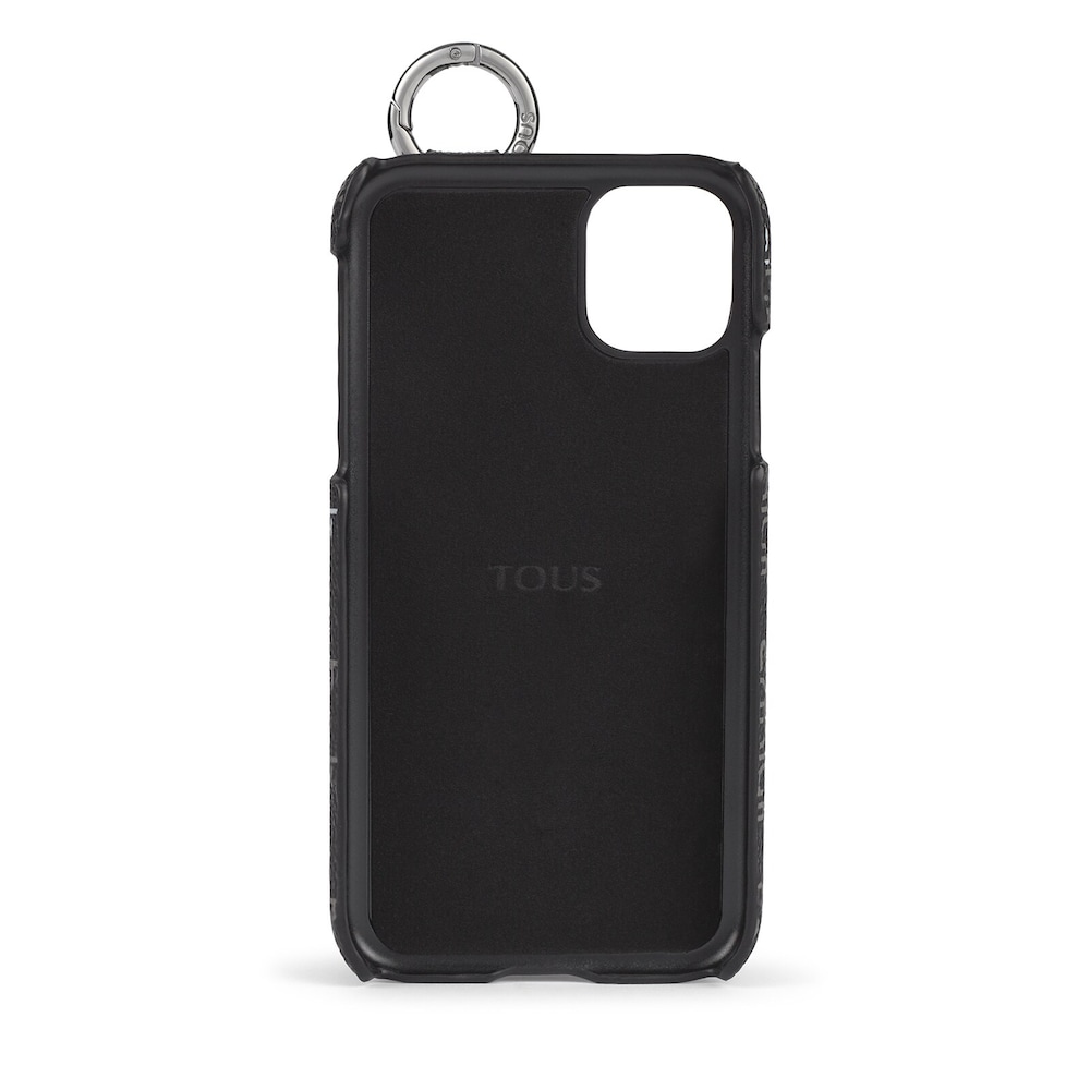Funda de m&oacute;vil Delray iPhone XI Logogram en color negro