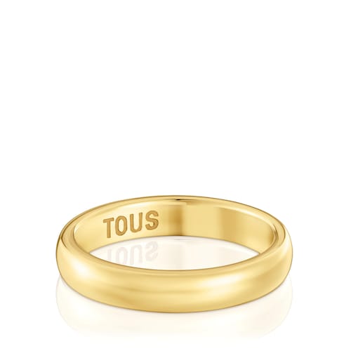 Anillo alianza de boda de oro media caña 3,8 mm TOUS Alianzas