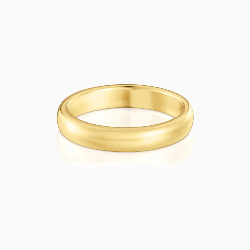 Anel alian&ccedil;a de casamento em ouro meia cana 3,8&nbsp;mm TOUS Alian&ccedil;as