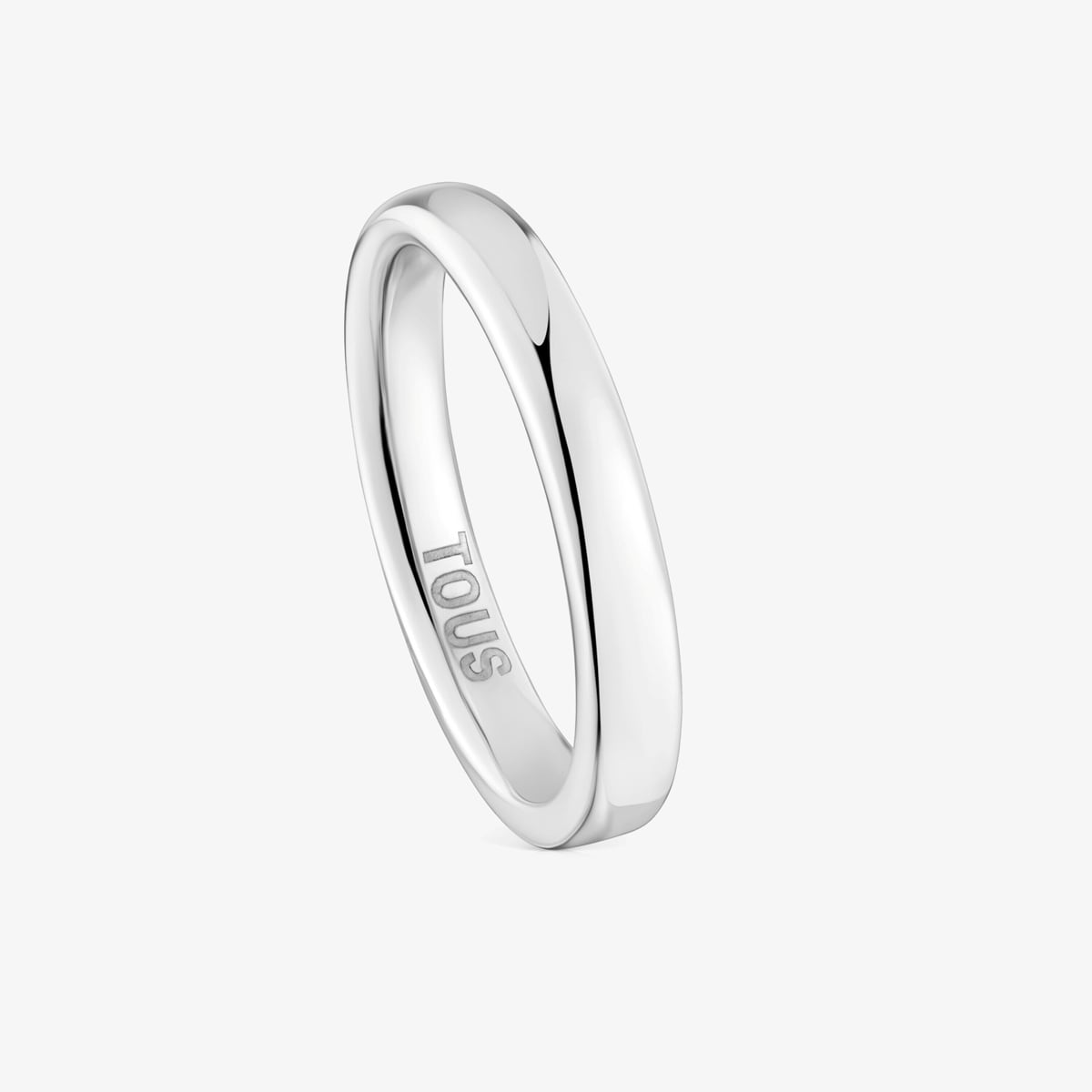 Tous - Anillo Alianza De Boda De Oro Blanco 3 Mm Tous Alianzas Talla 23