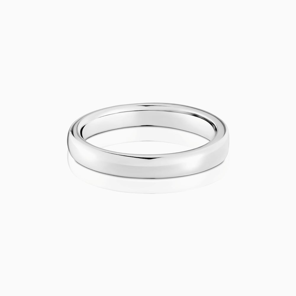 Anillo alianza de boda de oro blanco 3 mm TOUS Alianzas