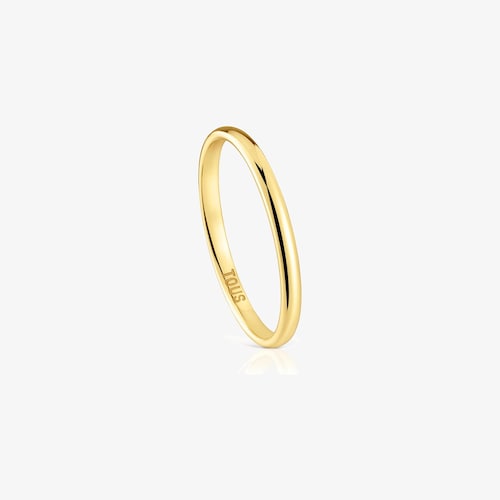 2&nbsp;mm gold half-round wedding band Ring TOUS Alianzas