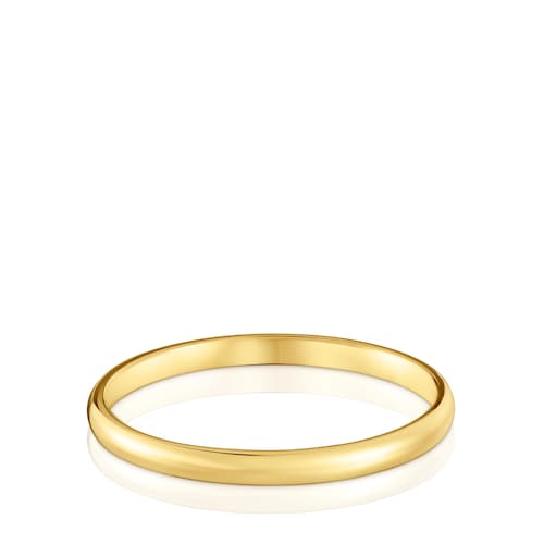 2 mm gold half-round wedding band Ring TOUS Alianzas